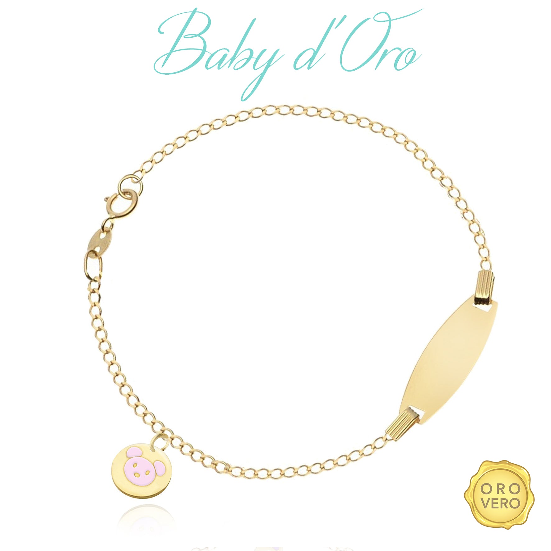 Bracciale da bimba in oro bianco 803321705145 