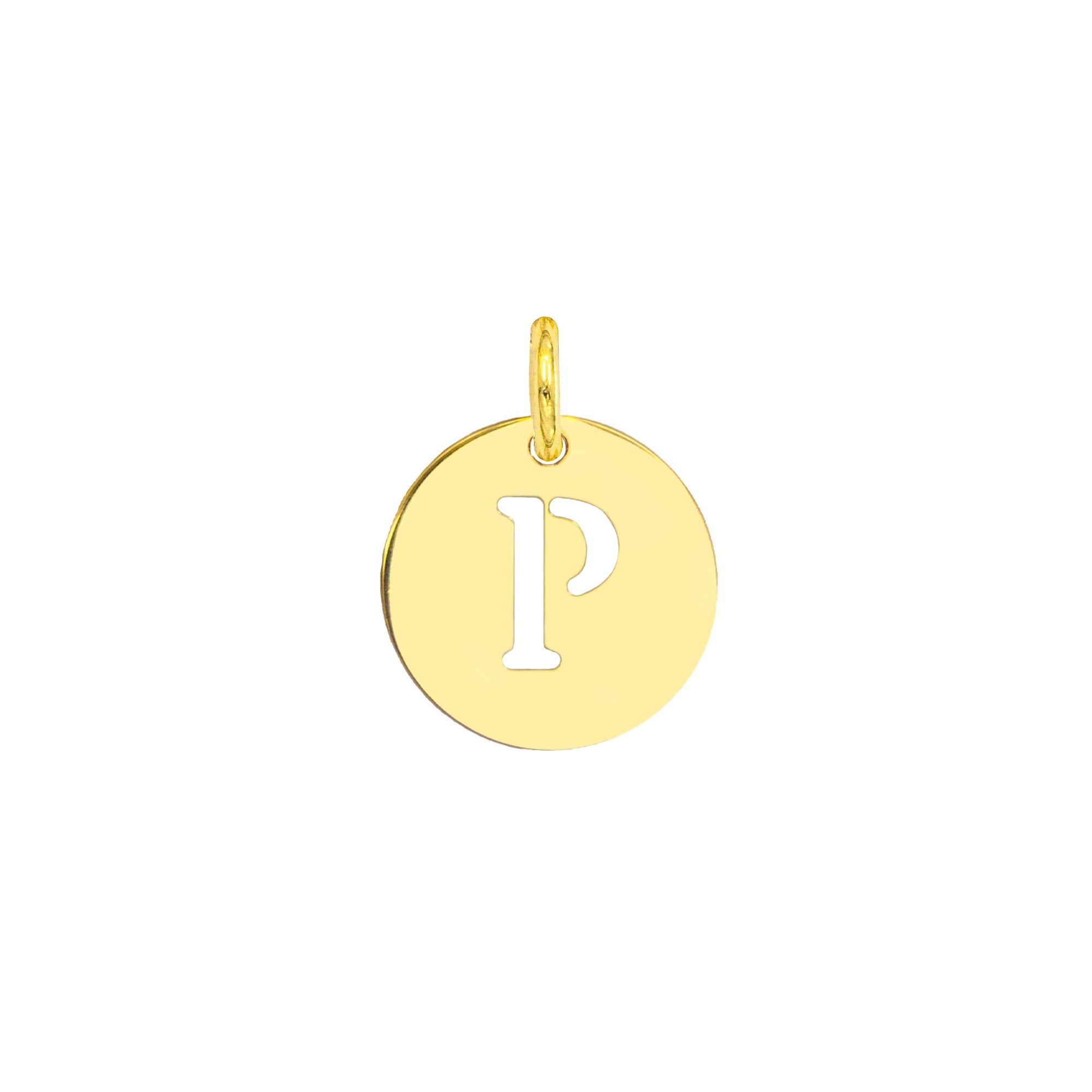 Charm Lettera P in Oro