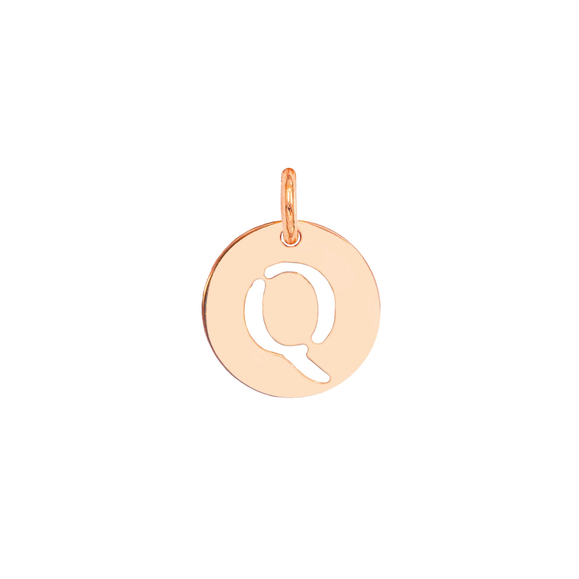 Charm Lettera Q in Oro