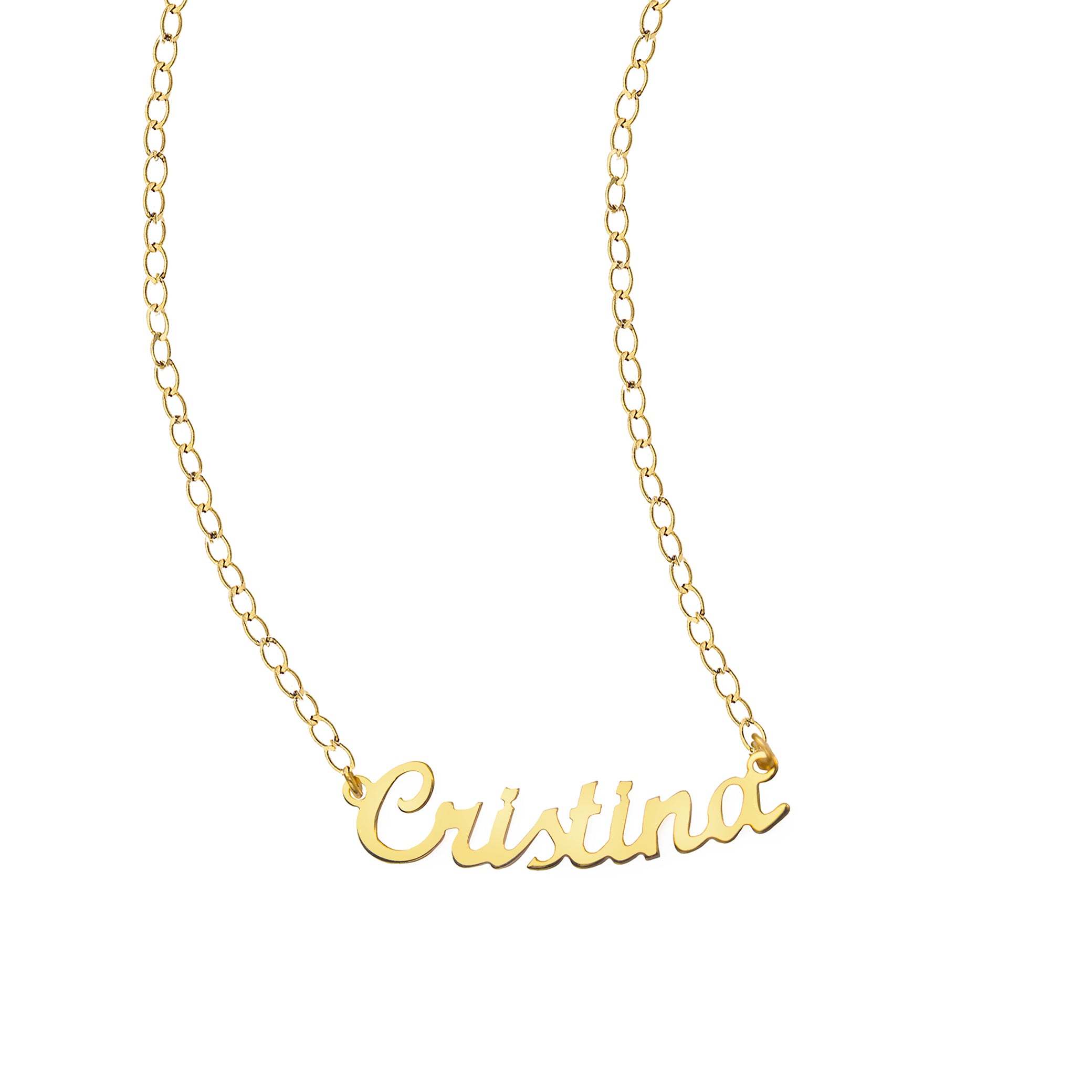 Collana nome personalizzato, marco nome collane per donna, ciondolo nome, regalo collana di nozze personalizzata per ragazze damigella d'onore - Italia