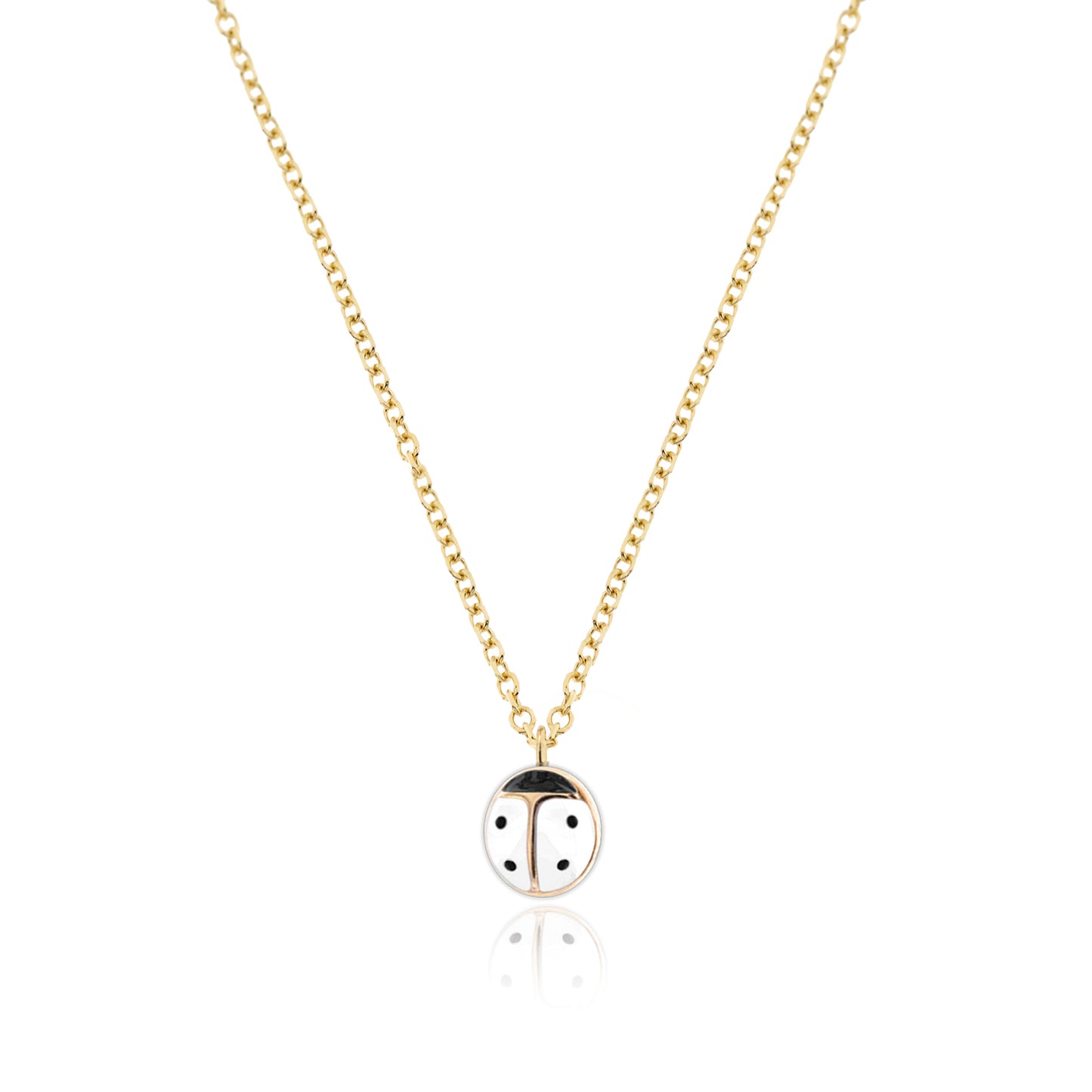 Real Gold Ladybug Necklace