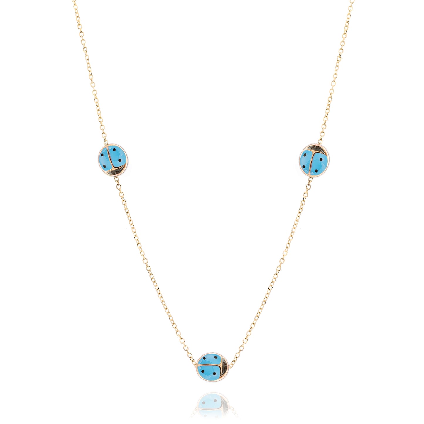 Real Gold Coccinelle Necklace