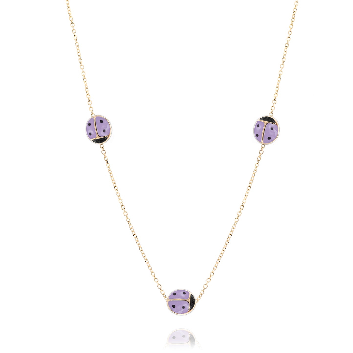 Real Gold Coccinelle Necklace