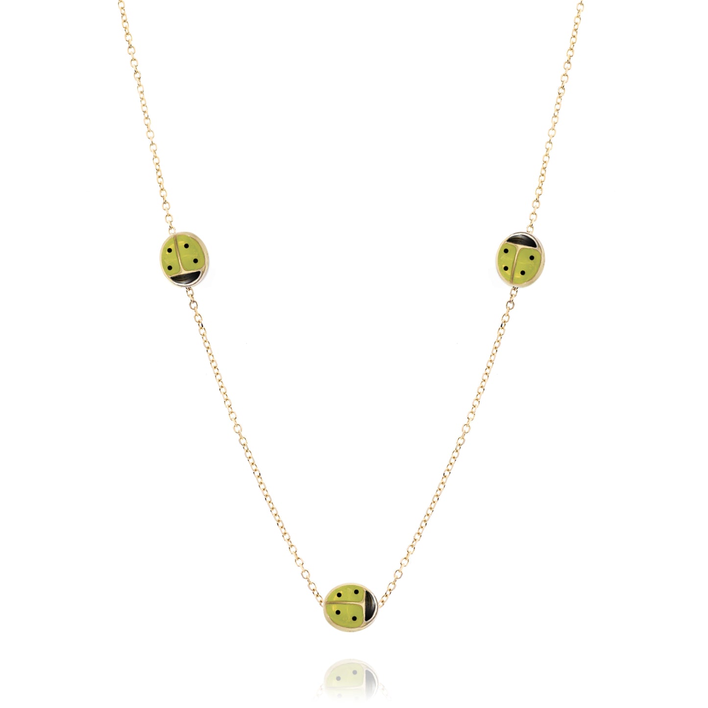 Real Gold Coccinelle Necklace