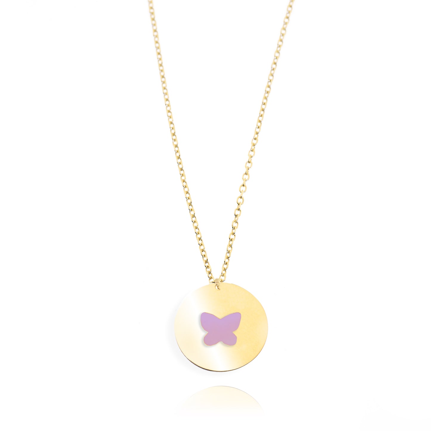 Collana Farfalla d'Oro Vero