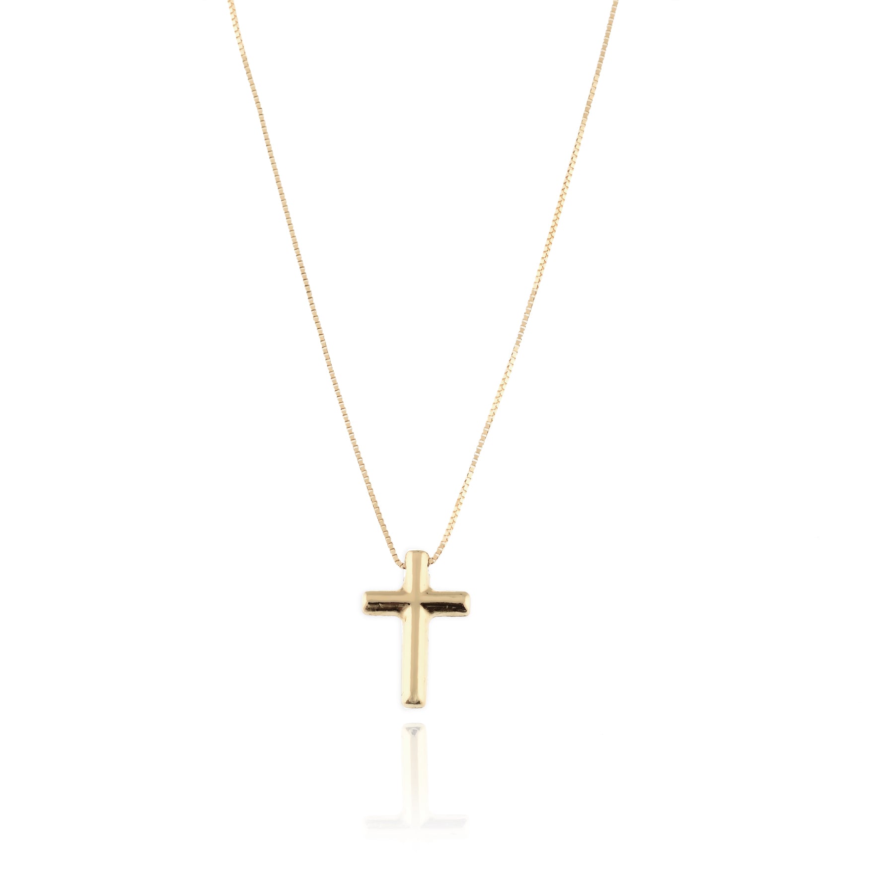 Cross Necklace in Real Gold – Facco Gioielli