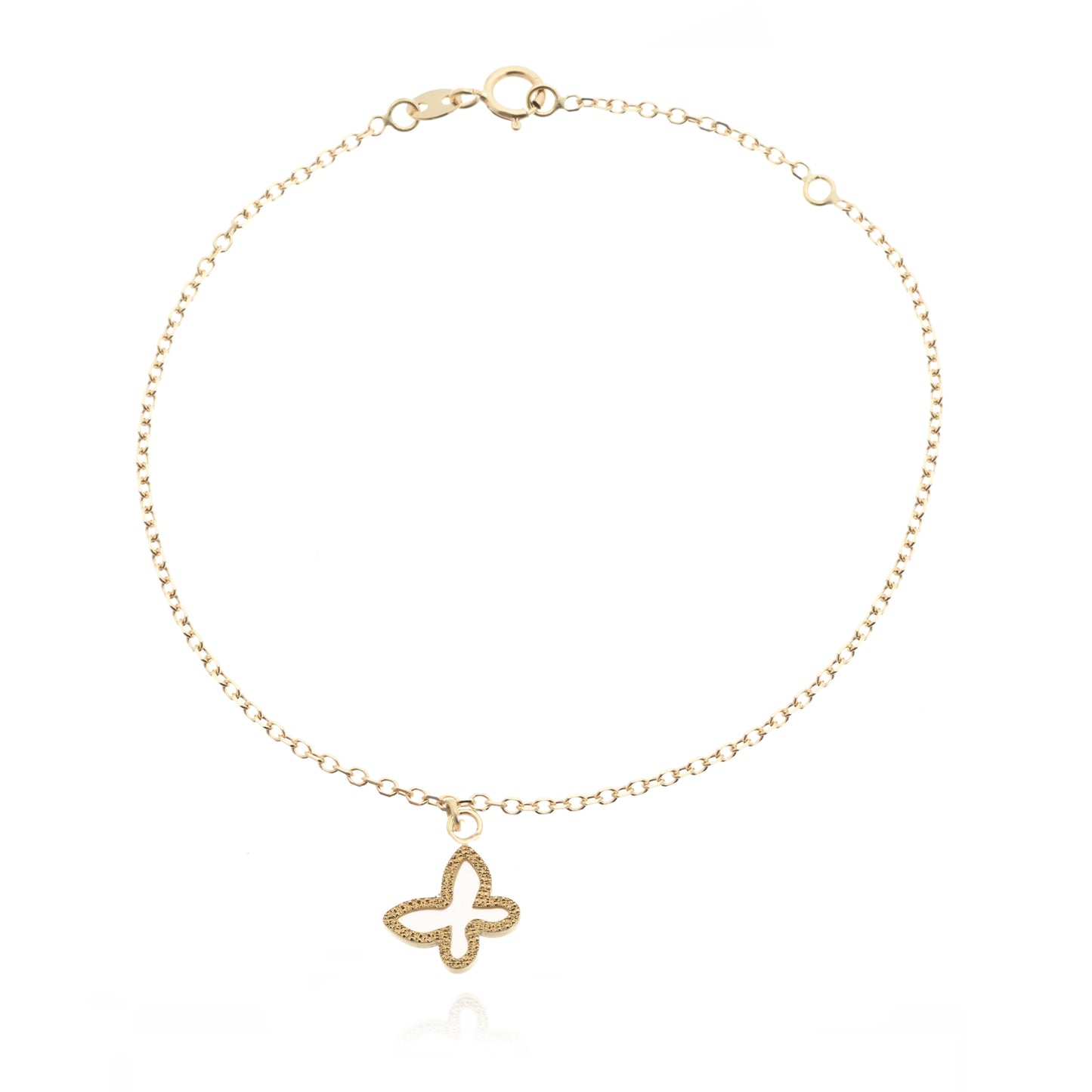 Bracciale Farfalla d'Oro Vero
