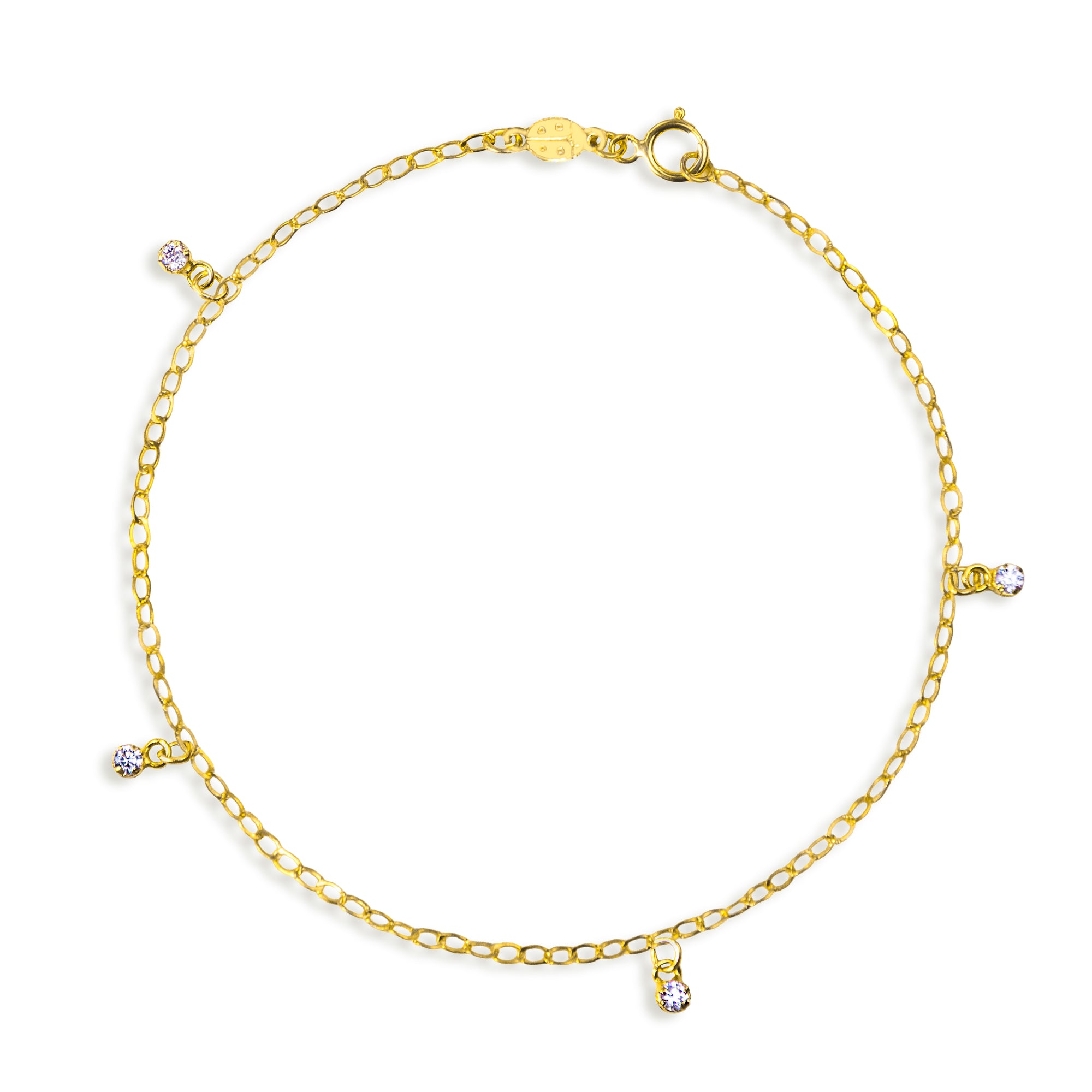 Bracciale in Oro e Zirconi