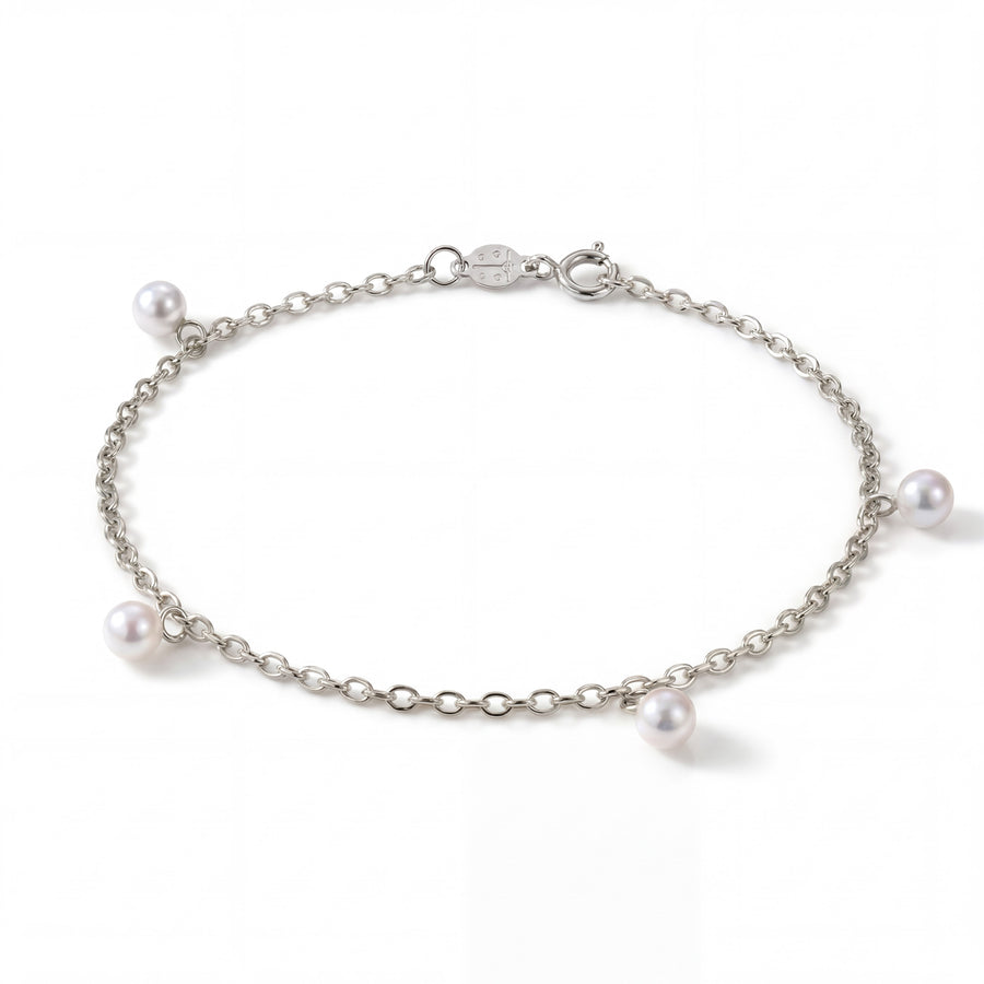 Base Bracciale in Oro e Perle