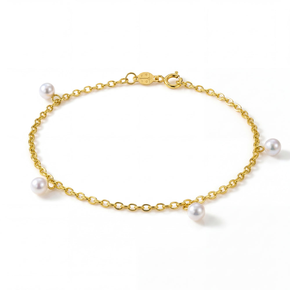 Base Bracciale in Oro e Perle in oro giallo | Facco Gioielli