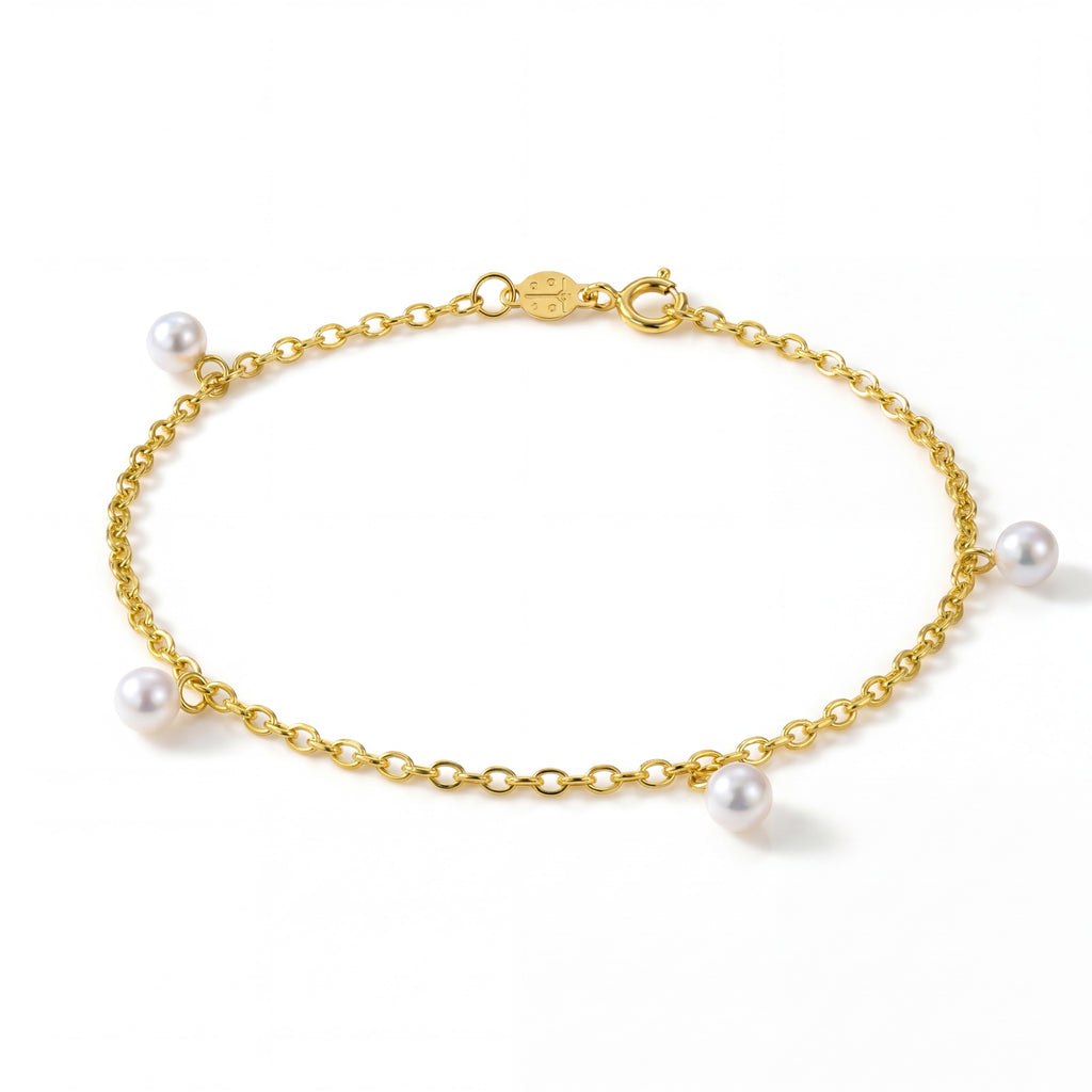 Base Bracciale in Oro e Perle in oro giallo | Facco Gioielli