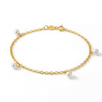 Base Bracciale in Oro e Perle in oro giallo | Facco Gioielli