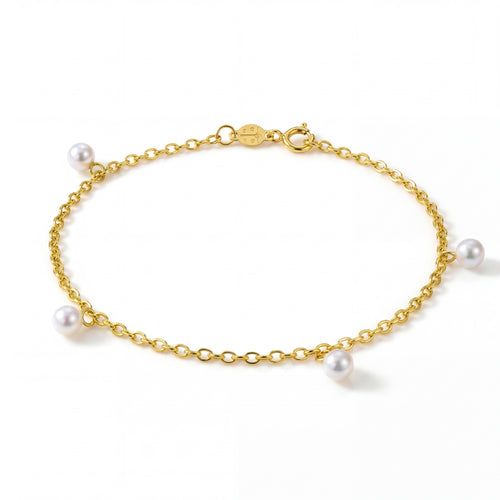 Base Bracciale in Oro e Perle in oro giallo | Facco Gioielli