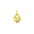 Charm Cuore Lucchetto in Oro in Oro giallo | Facco Gioielli