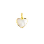 Charm Cuore in Oro e Madreperla in Oro giallo | Facco Gioielli