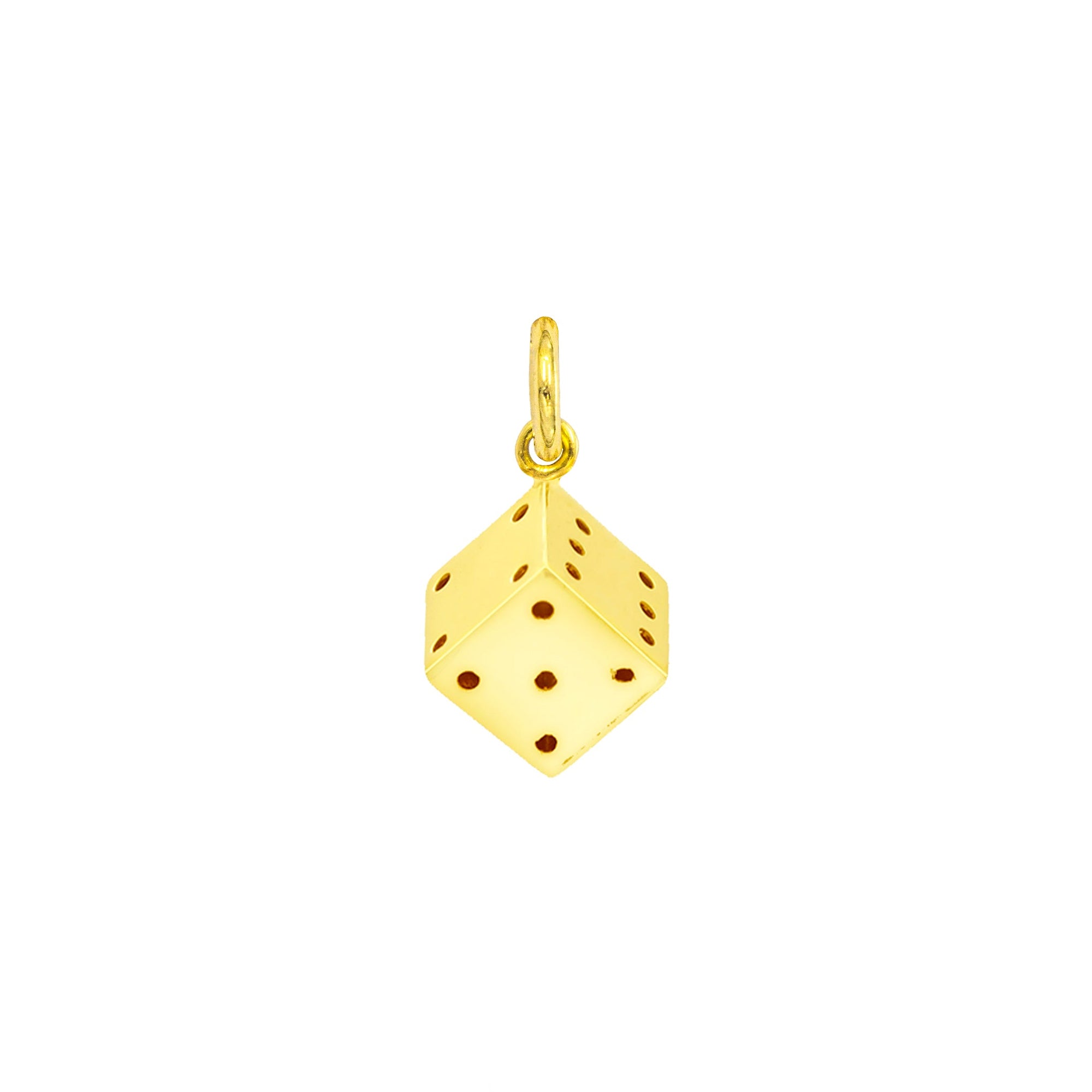 Charm Dado in Oro