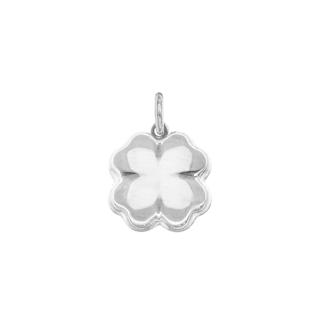 Charm Quadrifoglio in Oro in oro bianco | Facco Gioielli