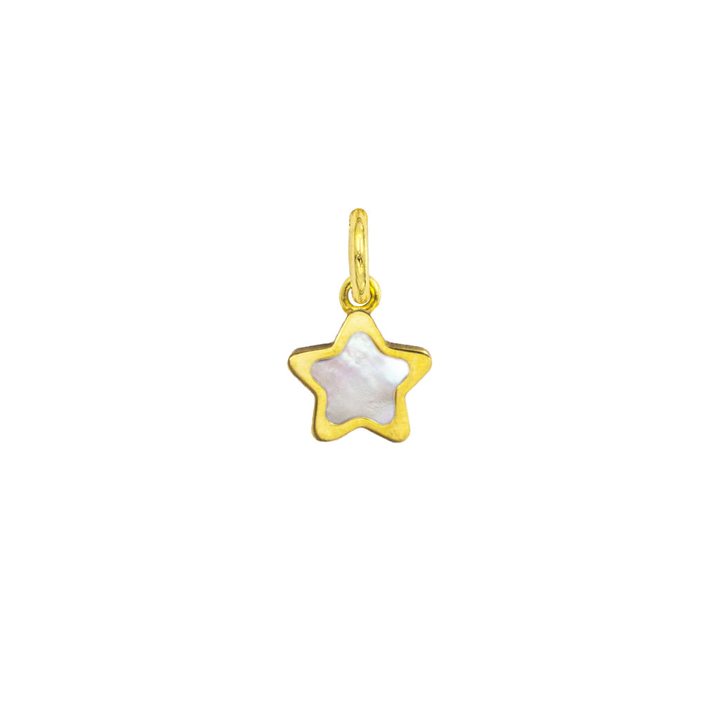 Charm Stella in Oro e Madreperla in Oro giallo | Facco Gioielli
