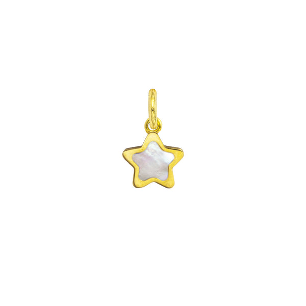 Charm Stella in Oro e Madreperla
