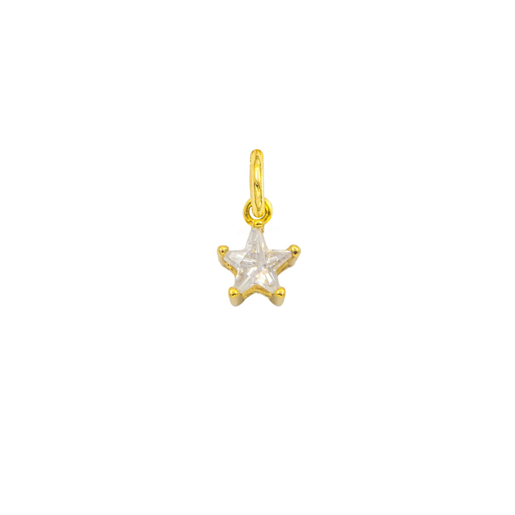 Charm Stella in Oro e Zirconi in oro giallo | Facco Gioielli