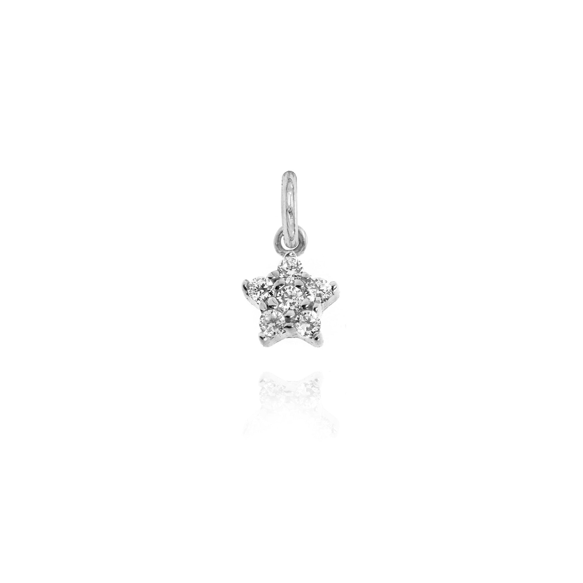 Charm Stella in Oro e Zirconi