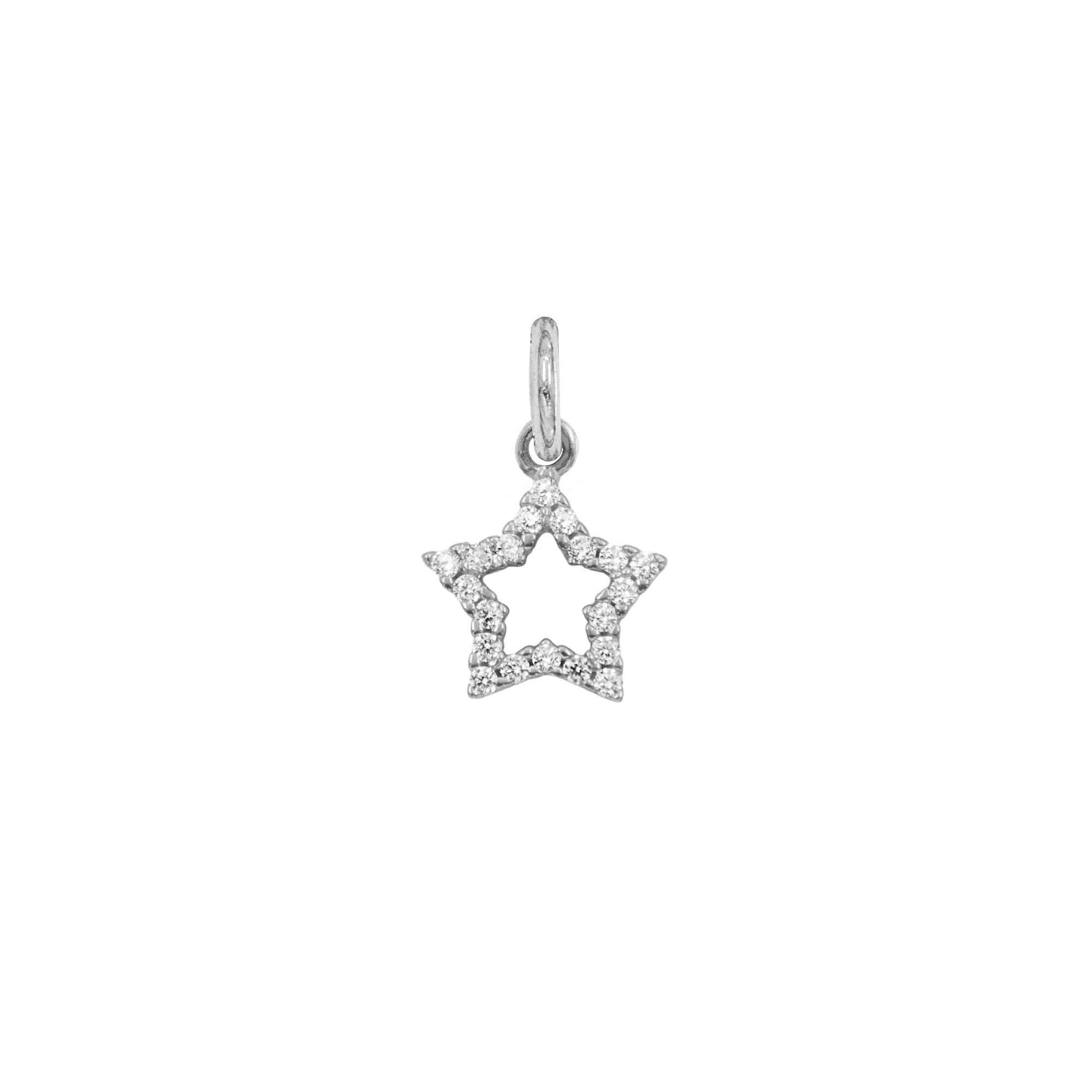 Charm Stella in Oro e Zirconi