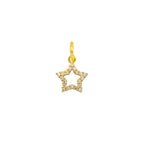 Charm Stella in Oro e Zirconi in oro giallo | Facco Gioielli