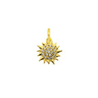 Charm Sole in Oro e Zirconi in Oro giallo | Facco Gioielli