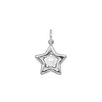 Charm Stella in Oro e Perla in oro bianco | Facco Gioielli