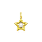 Charm Stella in Oro e Perla in oro giallo | Facco Gioielli