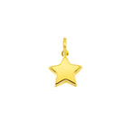 Gold Star Charm in yellow gold | Facco Gioielli