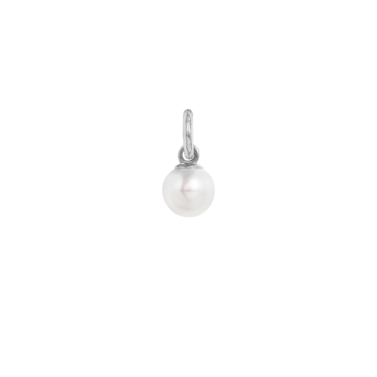 Charm Perla in Oro in Oro Bianco | Facco Gioielli