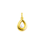 Charm Goccia in Oro e Perla in oro giallo | Facco Gioielli