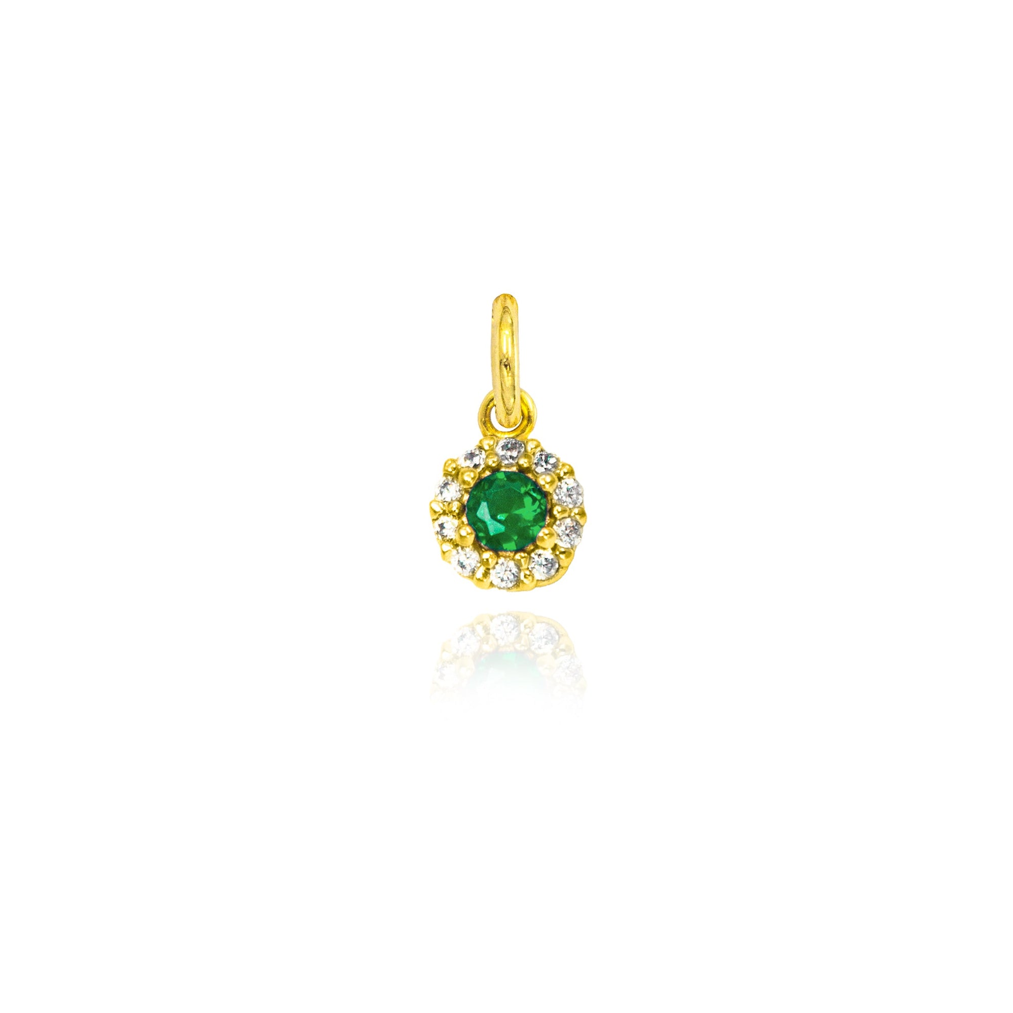 Charm Gemme in Oro e Zirconi