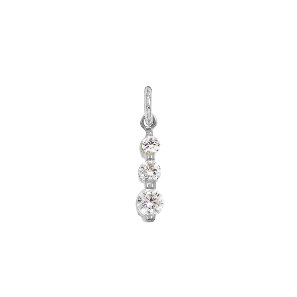 Charm Luce in Oro e Zirconi in oro bianco | Facco Gioielli