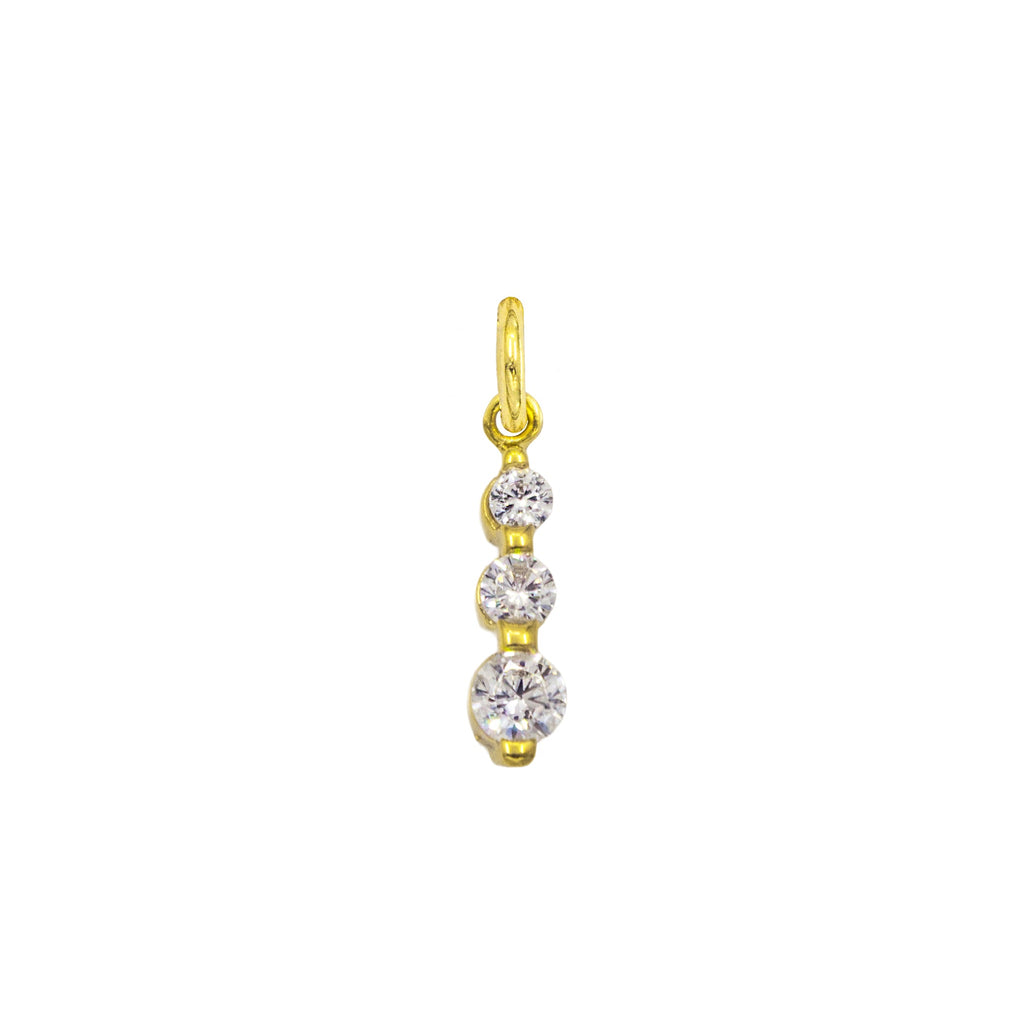 Charm Luce in Oro e Zirconi in oro giallo | Facco Gioielli