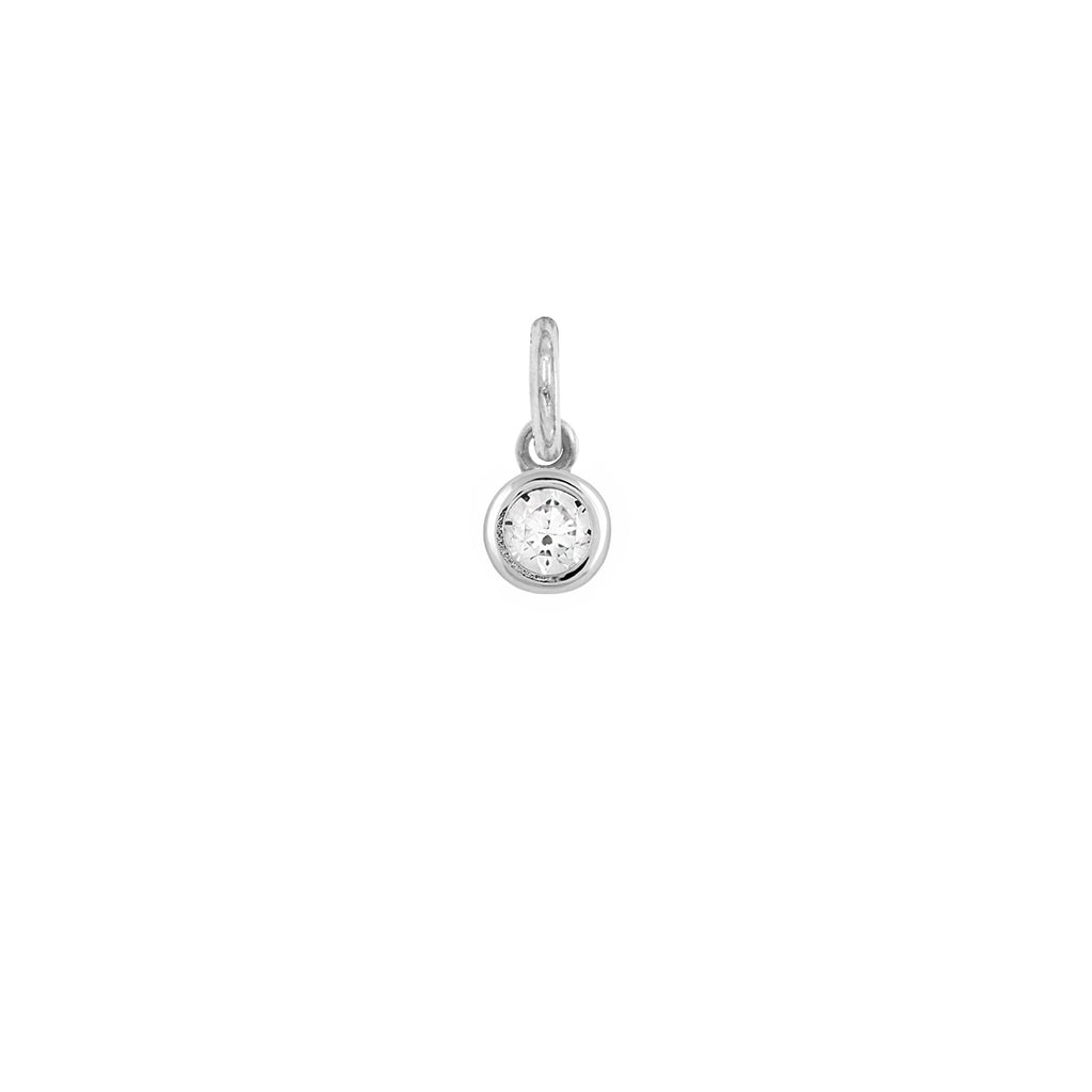 Charm Luce in Oro e Zirconi in oro bianco | Facco Gioielli