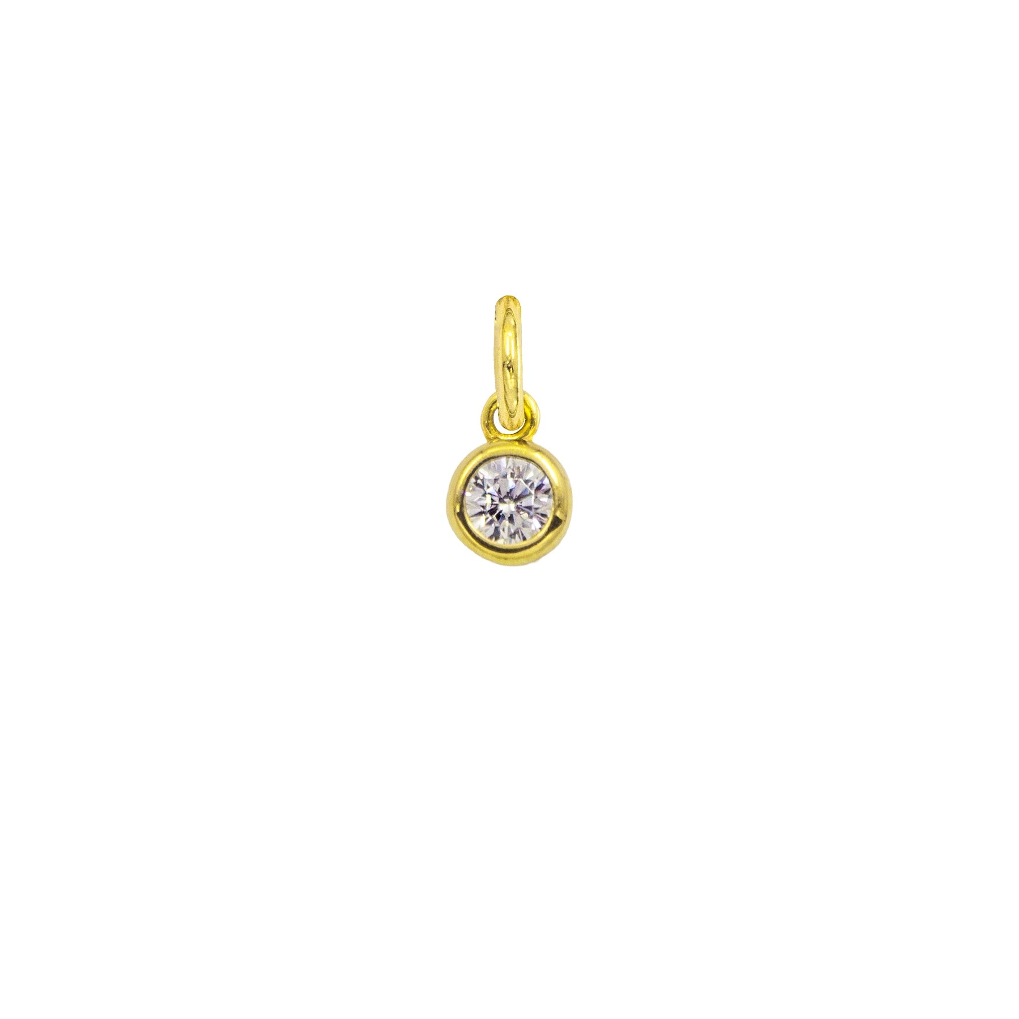 Charm Luce in Oro e Zirconi