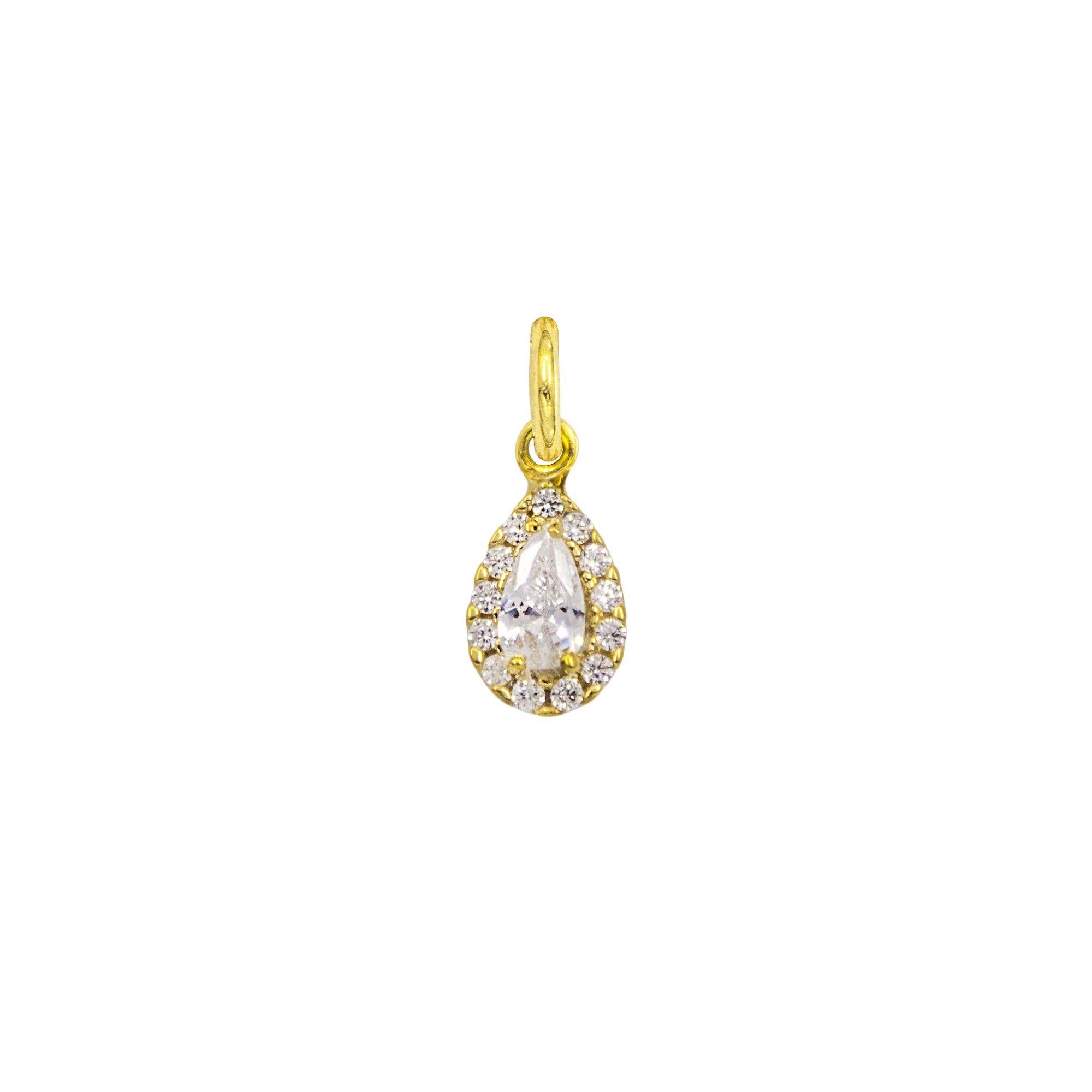 Charm Luce in Oro e Zirconi