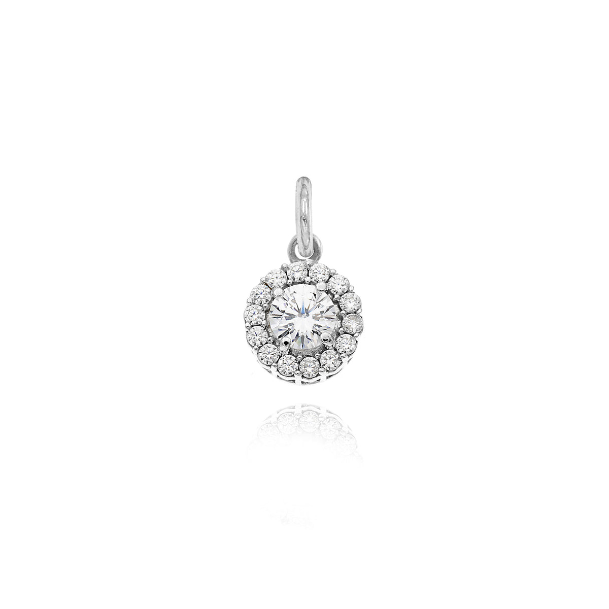 Charm Luce in Oro e Zirconi in Oro bianco | Facco Gioielli
