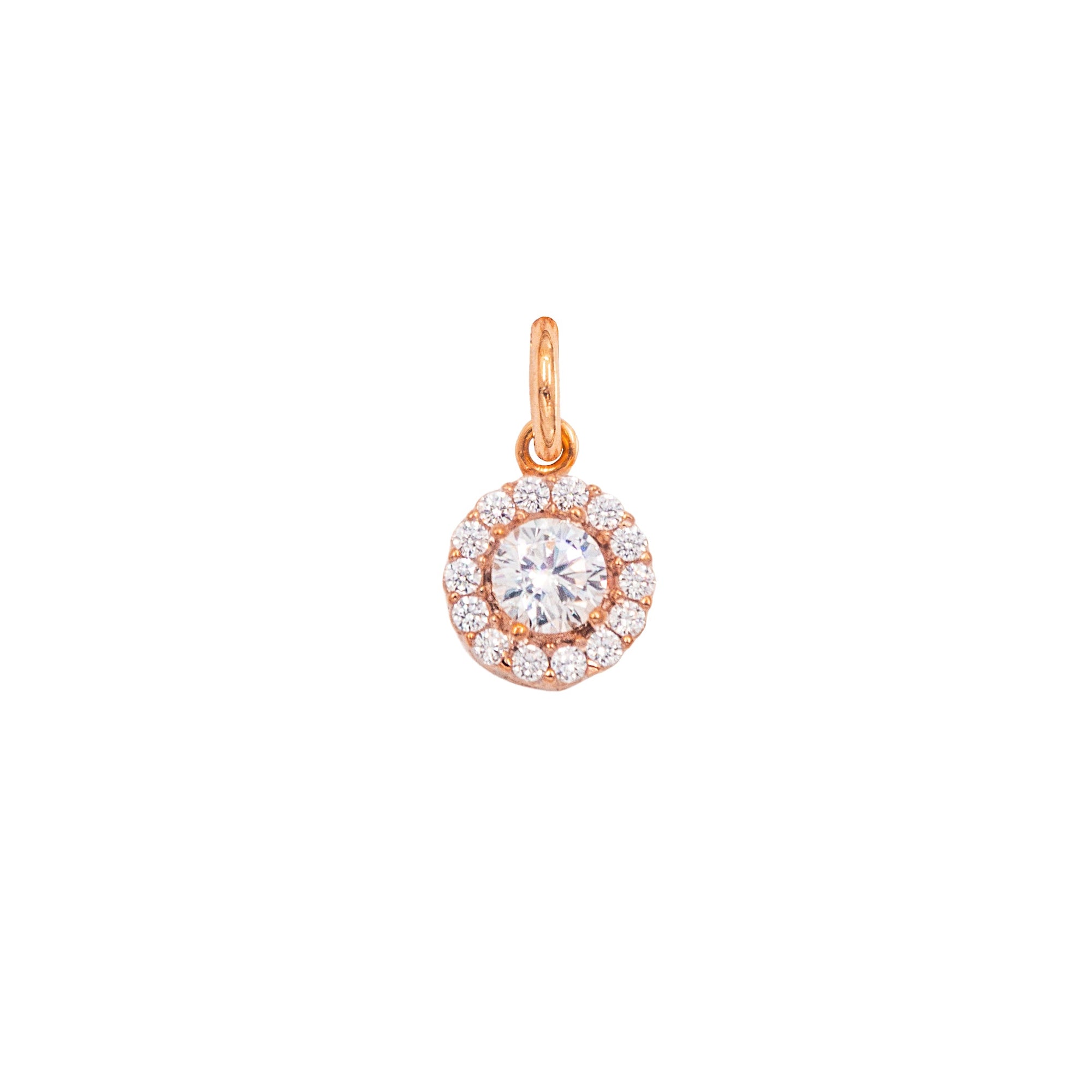 Charm Luce in Oro e Zirconi