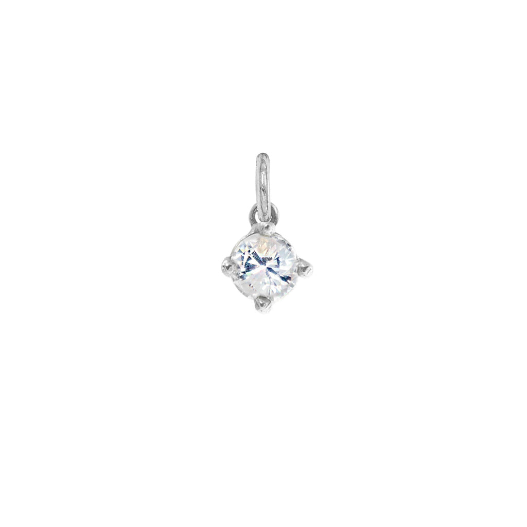 Charm Luce in Oro e Zirconi in oro bianco | Facco Gioielli
