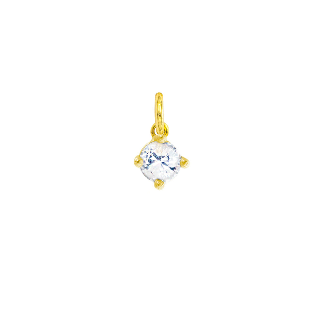 Charm Luce in Oro e Zirconi in oro giallo | Facco Gioielli