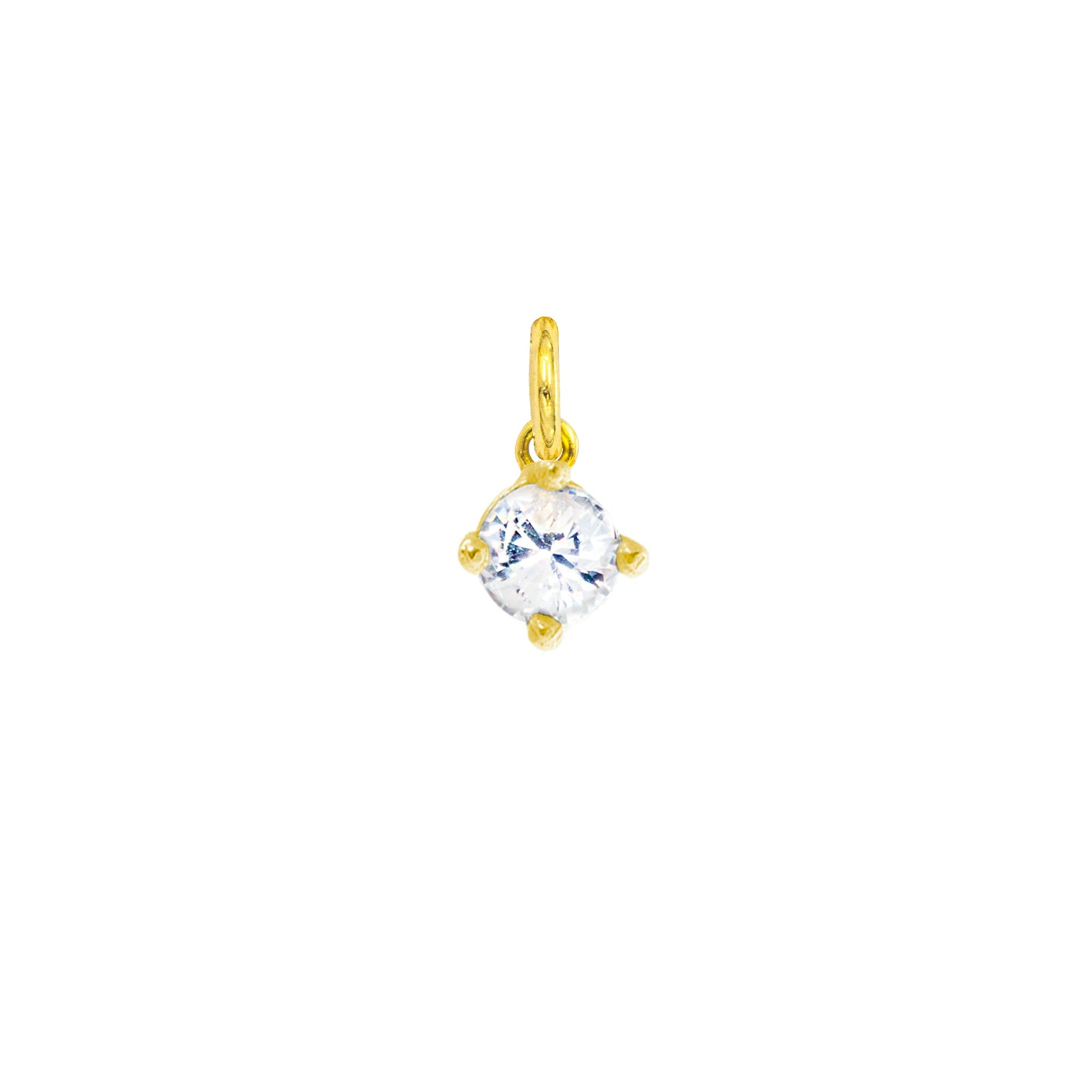 Charm Luce in Oro e Zirconi