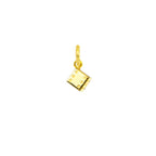 Gold Dice Charm in yellow gold | Facco Gioielli