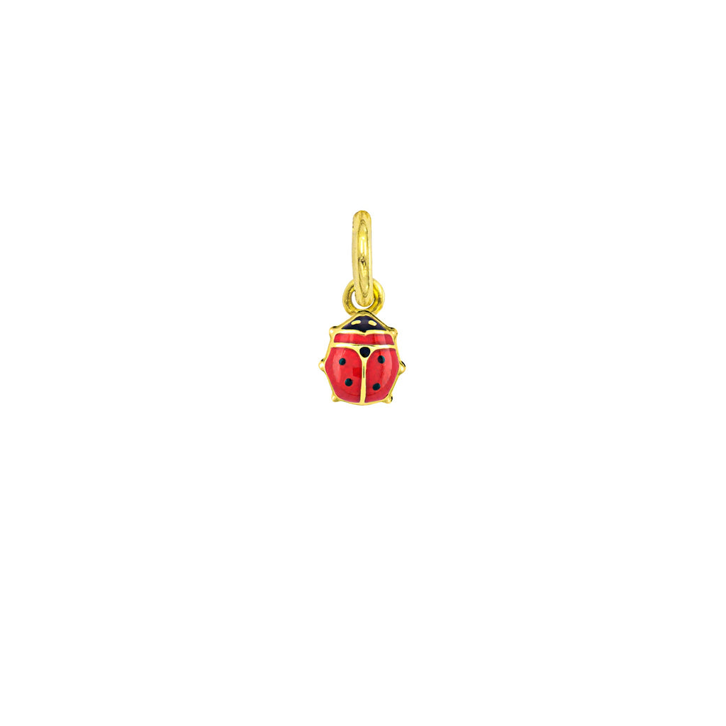 Charm Coccinella in Oro e Smalto Rosso in Oro giallo | Facco Gioielli