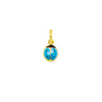 Charm Coccinella in Oro e Smalto Azzurro in Oro giallo | Facco Gioielli