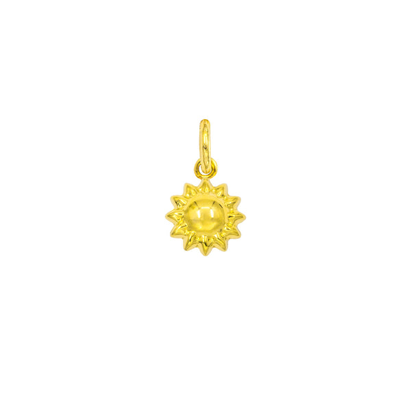 Gold Sun Charm