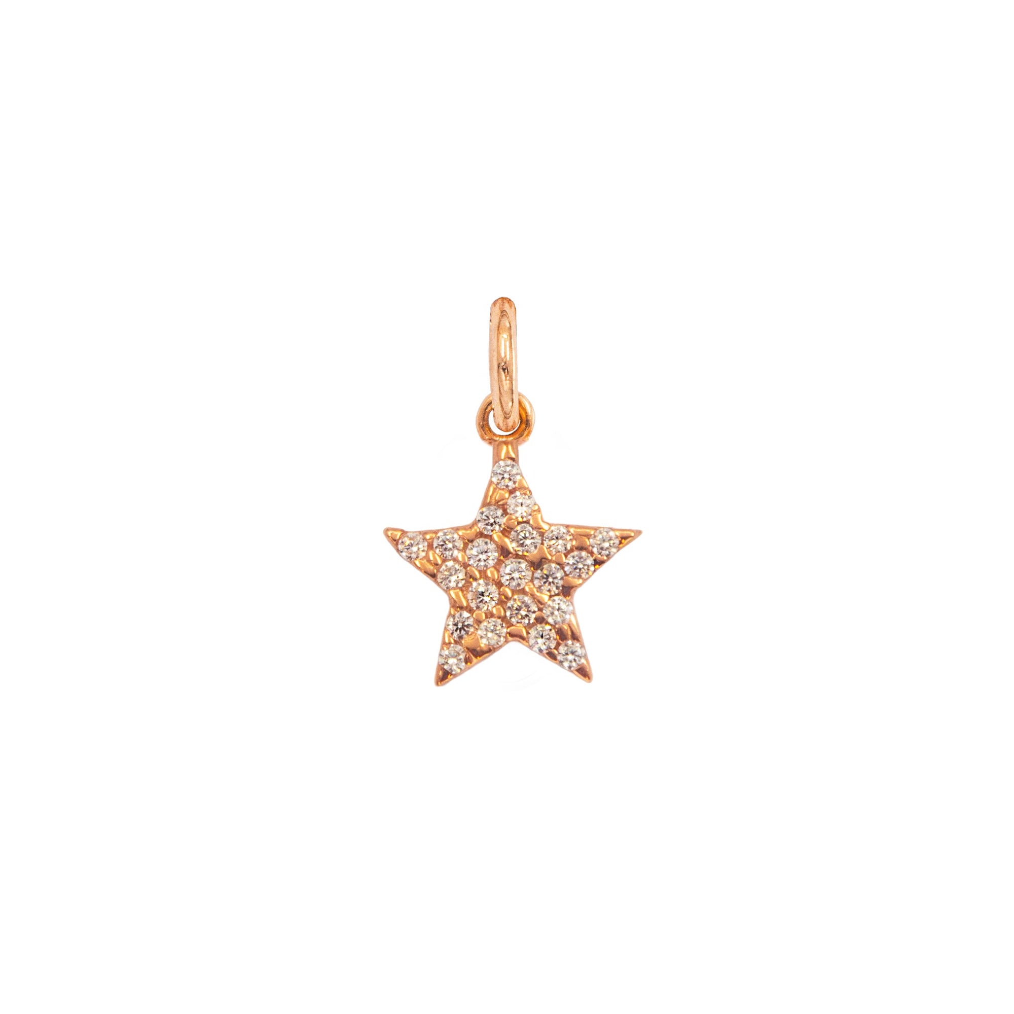 Charm Stella in Oro e Zirconi