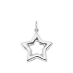 Charm Stella in Oro in oro bianco | Facco Gioielli